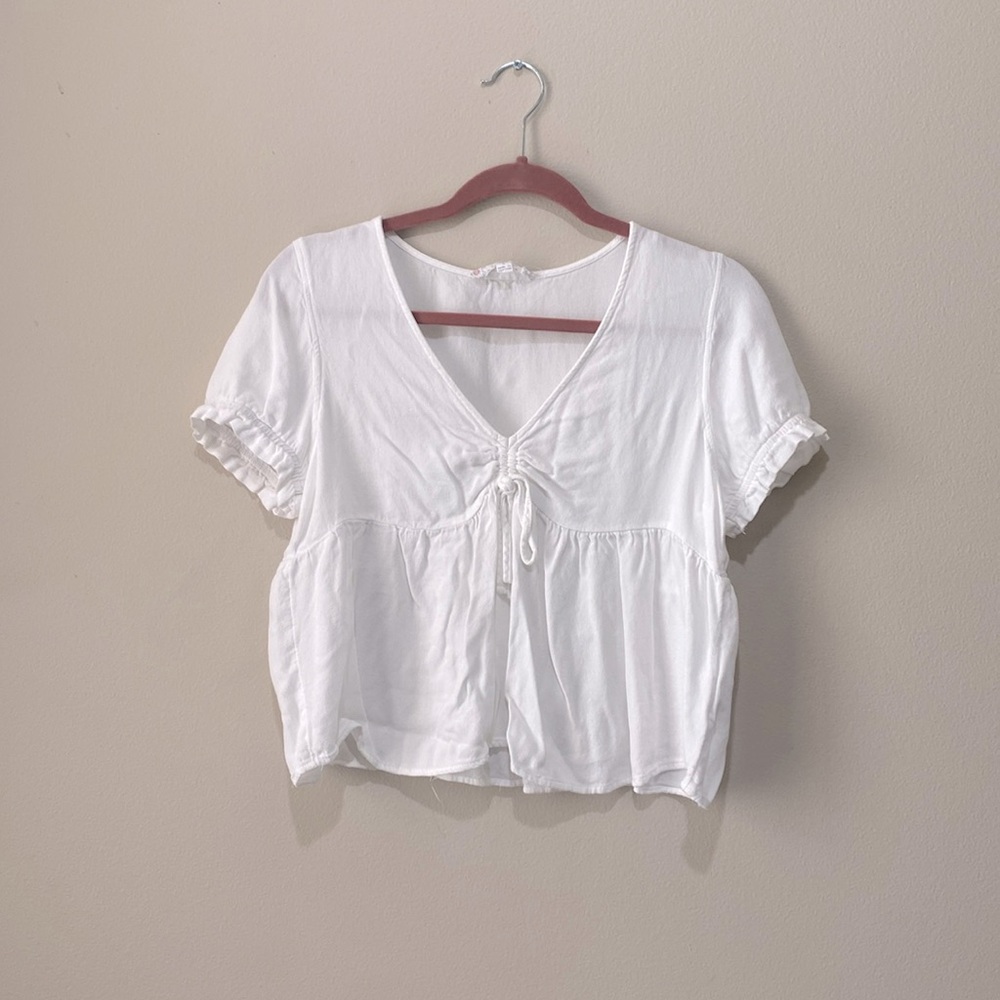 Hippie Rose boho top🩵